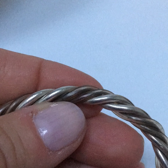 Mixed Media Brutalist MidCenturyModern Cuff - Picture 5 of 5